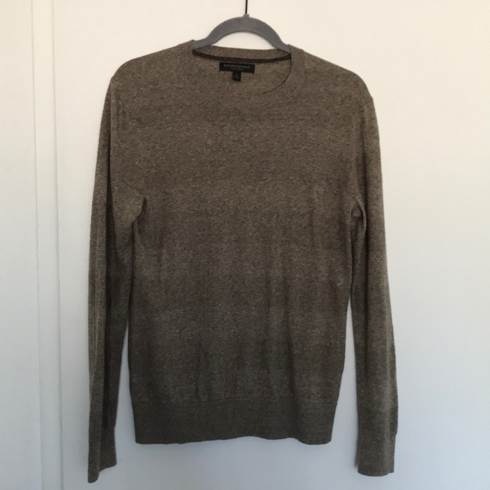 Banana Republic light brown long sleeve cardigan